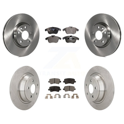 Kit de rotor de frein avant et arrière et plaquettes semi-métalliques pour Land Rover Range Evoqu 12-15