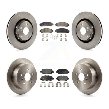 Kit de rotor de frein à disque avant et arrière et plaquettes semi-métalliques pour Toyota Venz 2009-2016