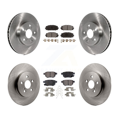 Kit de disques de frein à disque avant et arrière et plaquettes semi-métalliques pour Lexus CT200h