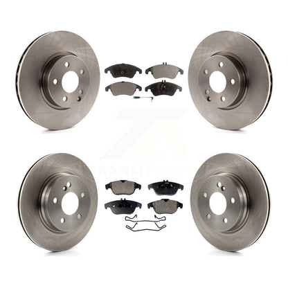 Rotors de frein avant arrière et Kit de plaquettes semi-métalliques pour Mercedes-Benz C300 C350 E35