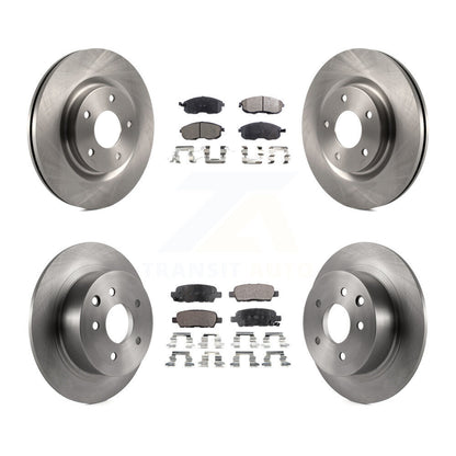 Kit de rotors de frein à disque avant et arrière et plaquettes semi-métalliques pour Nissan Sentra Juke