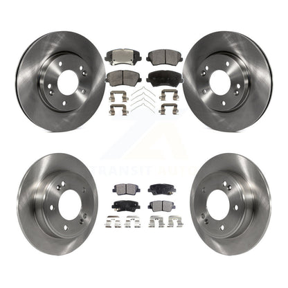 Rotors de frein avant arrière et Kit de plaquettes semi-métalliques pour Kia Forte Hyundai Elantra G