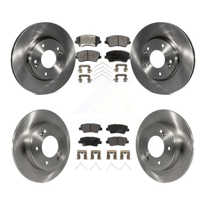 Kit de rotor de frein avant et arrière et plaquettes semi-métalliques pour Hyundai Veloster Elantra G