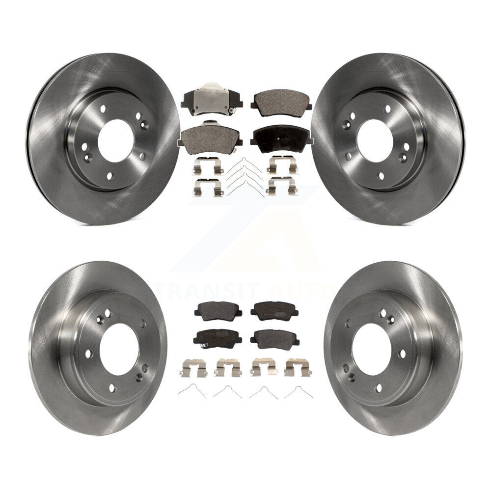Kit de plaquettes de frein semi-métalliques pour rotors de frein avant et arrière, pour Hyundai Elantra 2.0 2017 – 2020