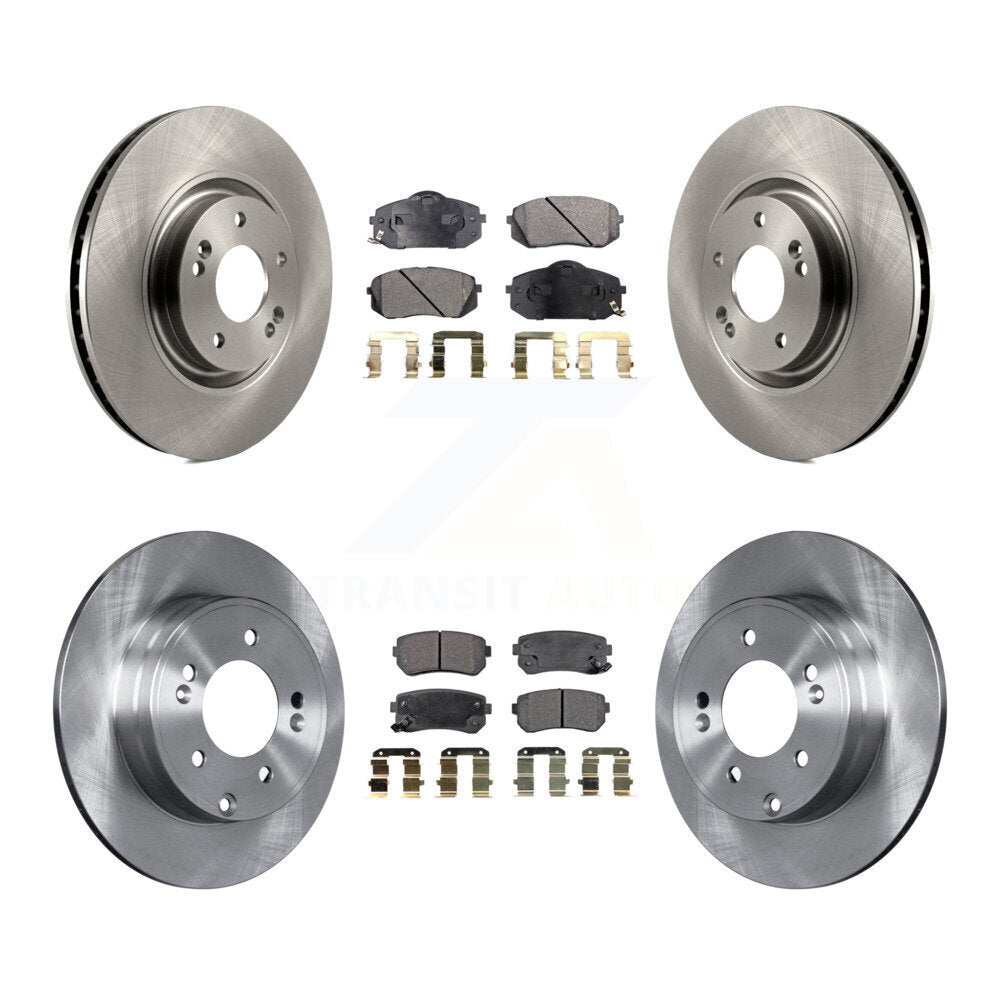 Kit de plaquettes semi-métalliques de Rotor de frein à disque avant et arrière, pour Hyundai Tucson Kia Cadenz