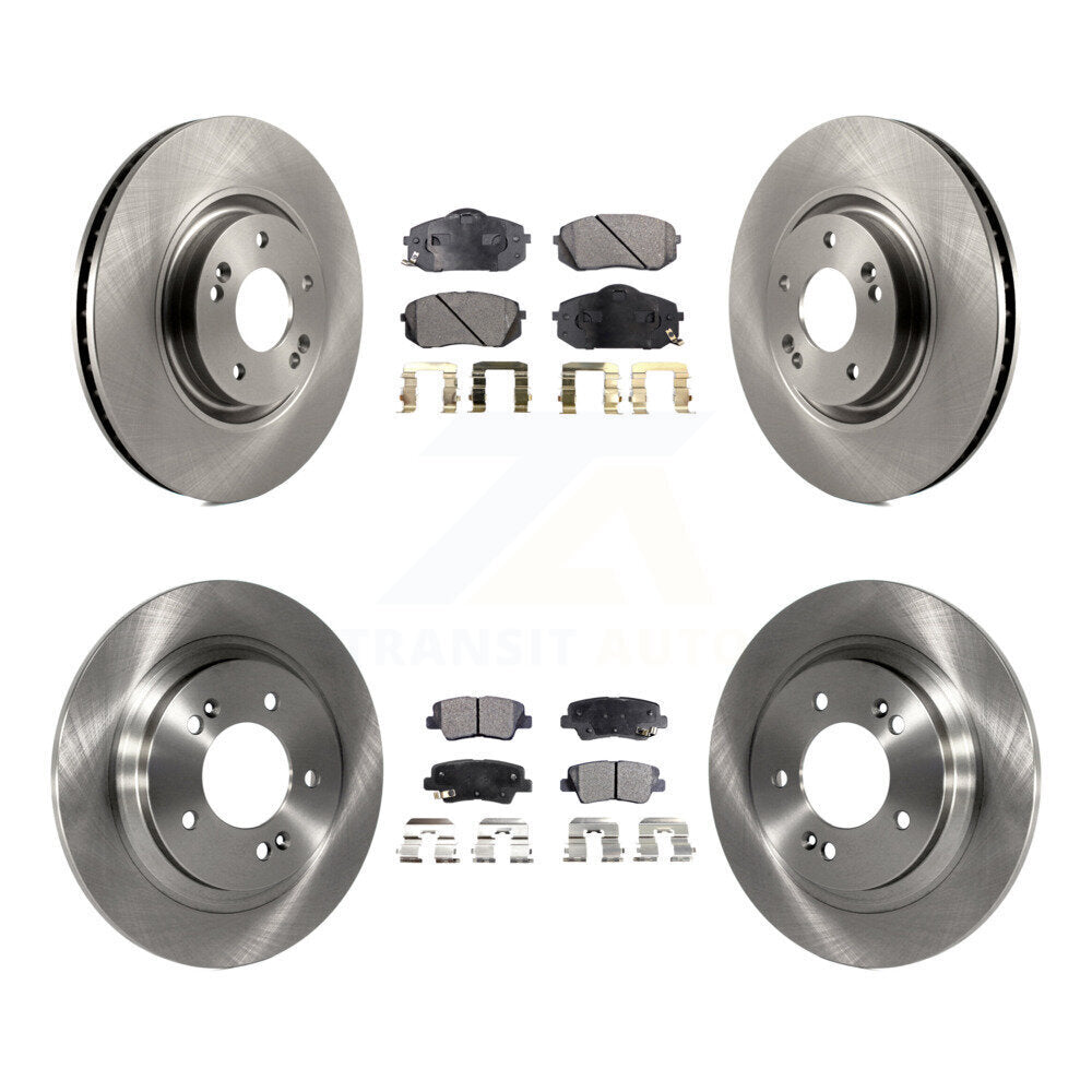 Kit de plaquettes semi-métalliques de Rotor de frein à disque avant et arrière, pour Hyundai Sonata Kia Cadenz