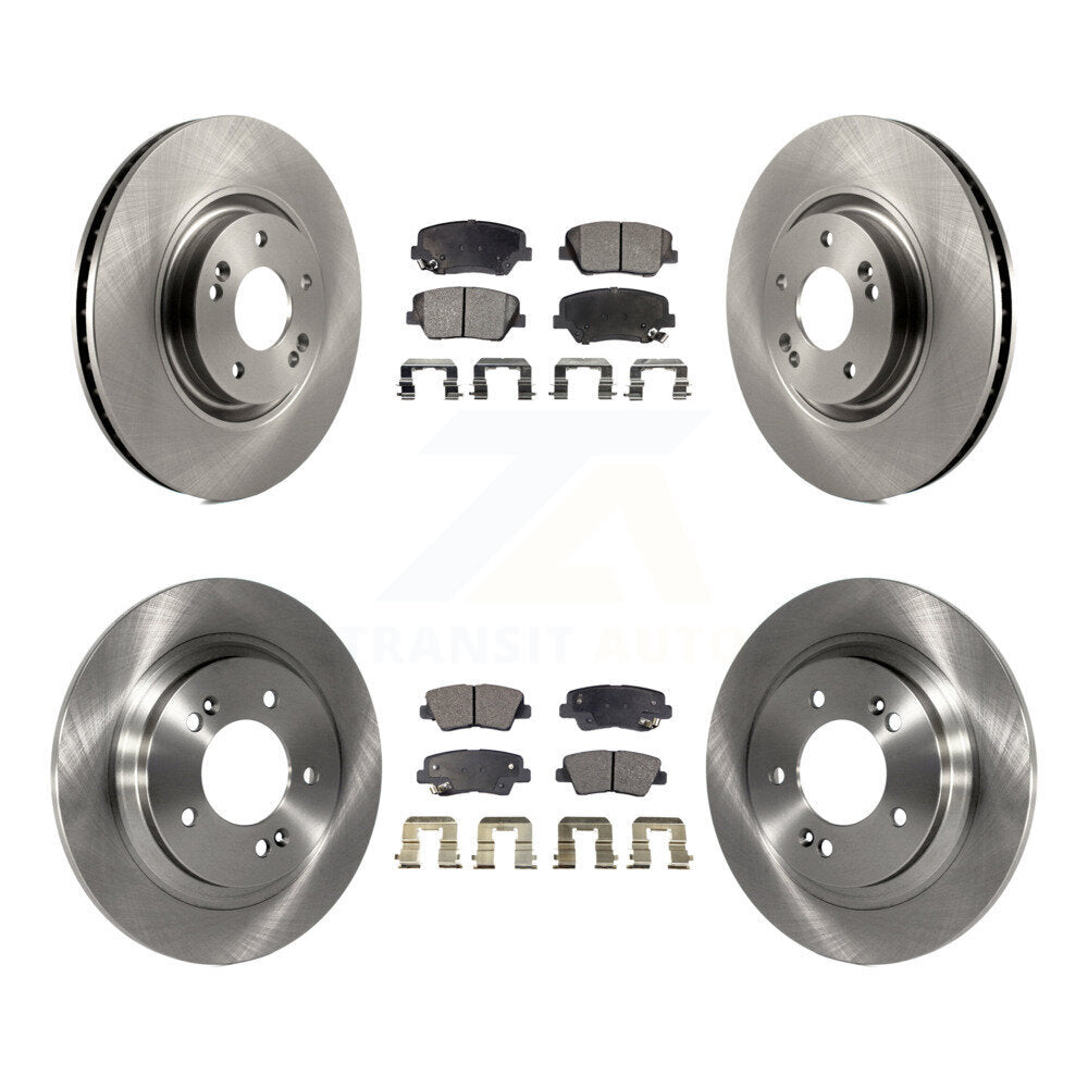 Kit de plaquettes de frein semi-métalliques pour Rotor de frein avant et arrière, pour Hyundai Azera Limite 2016 – 2017