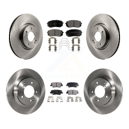 Kit de plaquettes de frein semi-métalliques pour rotors de frein avant et arrière, pour moteur Hyundai Sonata GAS 2016