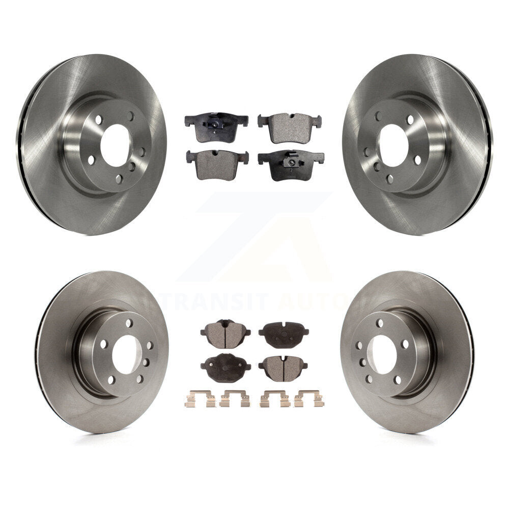 Kit de rotors de frein à disque avant et arrière et plaquettes semi-métalliques pour BMW X3 X4 K8F-10142
