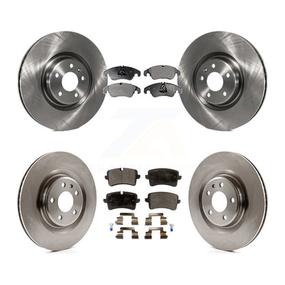 Kit de disques de frein à disque avant et arrière et plaquettes semi-métalliques pour Audi A6 K8F-101425