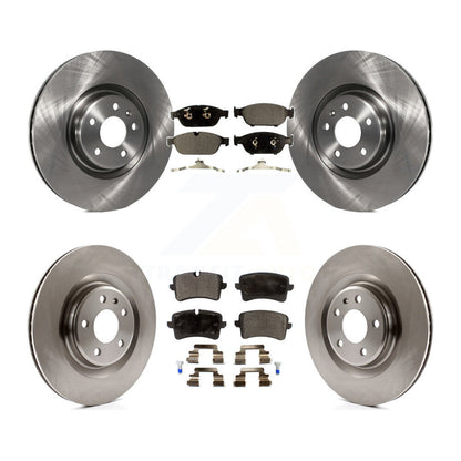 Kit de rotors de frein à disque avant et arrière et plaquettes semi-métalliques pour Audi A6 Quattro A7