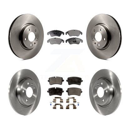 Kit de disques de frein à disque avant et arrière et plaquettes semi-métalliques pour Audi A6 K8F-101428