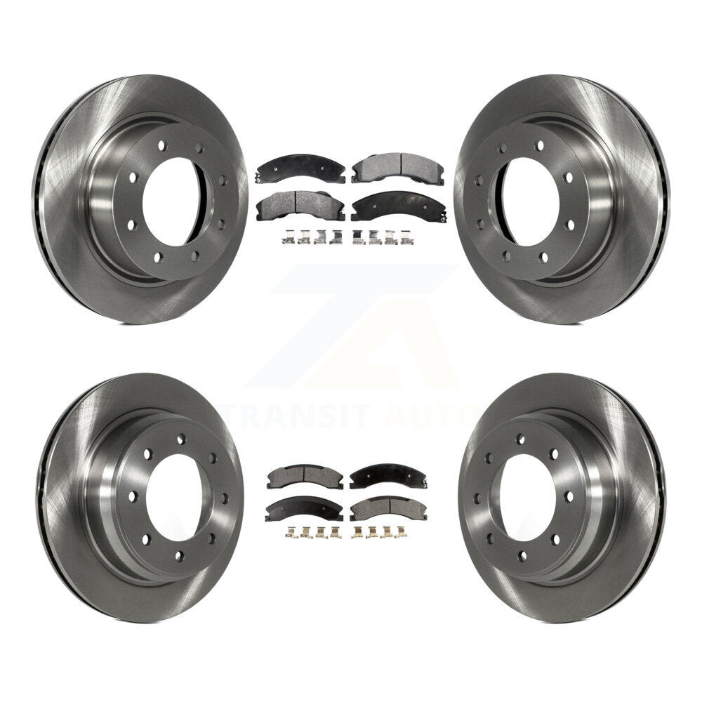 Kit de rotor de frein avant et arrière et plaquettes semi-métalliques pour Nissan NV2500 NV3500 NV150