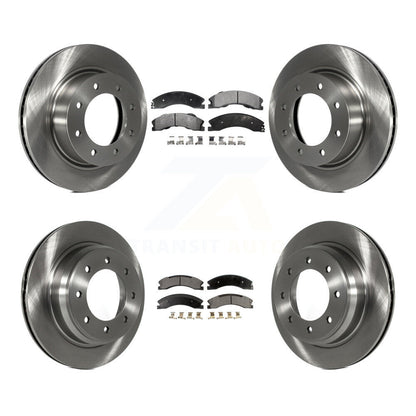 Kit de rotor de frein avant et arrière et plaquettes semi-métalliques pour Nissan NV2500 NV3500 NV150