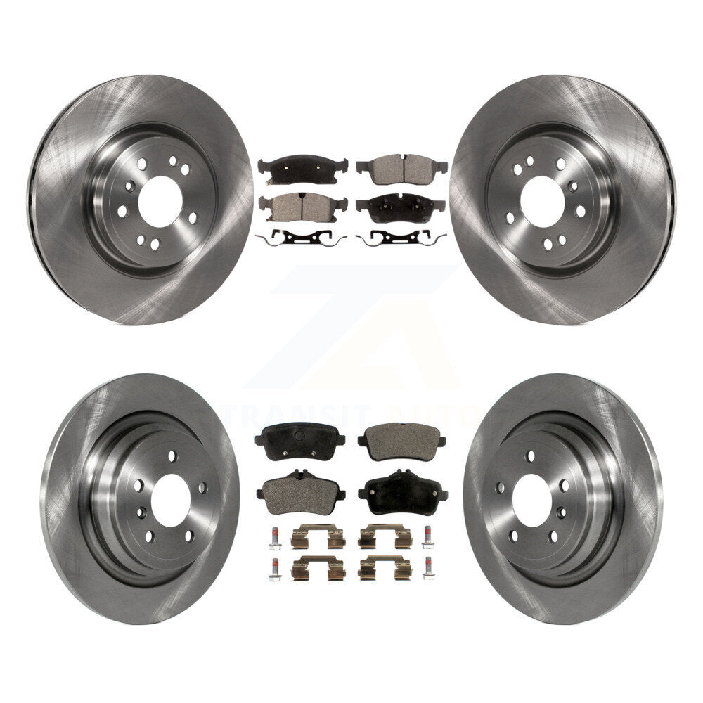 Kit de plaquettes semi-métalliques de Rotor de frein à disque avant et arrière, pour Mercedes-Benz ML350 GLE35