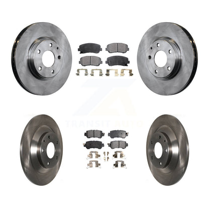 Kit de rotors de frein à disque avant et arrière et plaquettes semi-métalliques pour Mazda CX-2013-2015