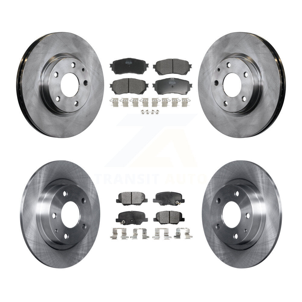 Kit de disques de frein à disque avant et arrière et plaquettes semi-métalliques pour Mazda 6 K8F-101446