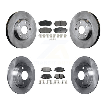 Kit de disques de frein à disque avant et arrière et plaquettes semi-métalliques pour Mazda 6 K8F-101446
