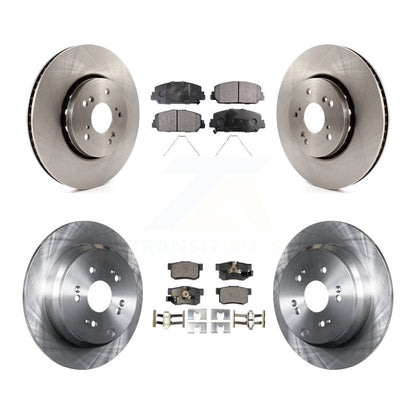Kit de rotors de frein à disque avant et arrière et plaquettes semi-métalliques pour Acura RDX 2013-2018