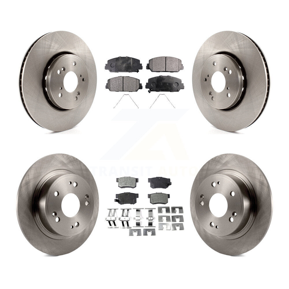 Kit de disques de frein à disque avant et arrière et plaquettes semi-métalliques pour Acura ILX 2016