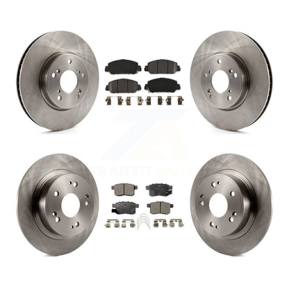 Kit de rotors de frein à disque avant et arrière et plaquettes semi-métalliques pour Honda Accord