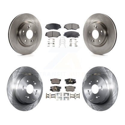 Rotor de frein à disque avant et arrière et Kit de plaquettes semi-métalliques pour Honda CR-V FW 2012 – 2016