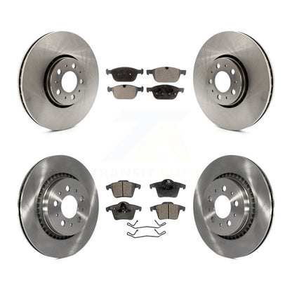 Kit de disques de frein à disque avant et arrière et plaquettes semi-métalliques pour Volvo XC90