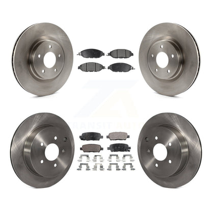 Kit de rotor de frein avant et arrière et plaquettes semi-métalliques pour Nissan Murano Pathfinder QX6