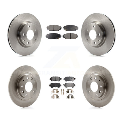 Rotor de frein à disque avant et arrière et Kit de plaquettes semi-métalliques pour Mazda CX-3 AW 2016 – 2018