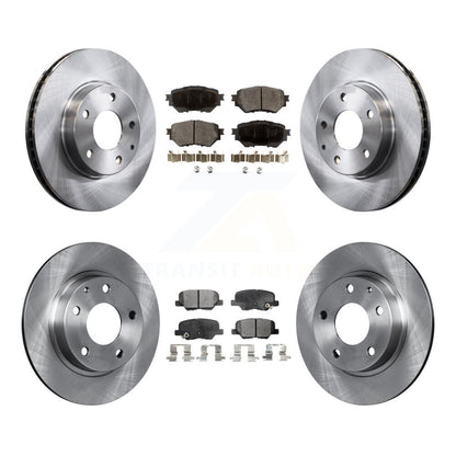 Kit de disques de frein à disque avant et arrière et plaquettes semi-métalliques pour Mazda 3 Sport