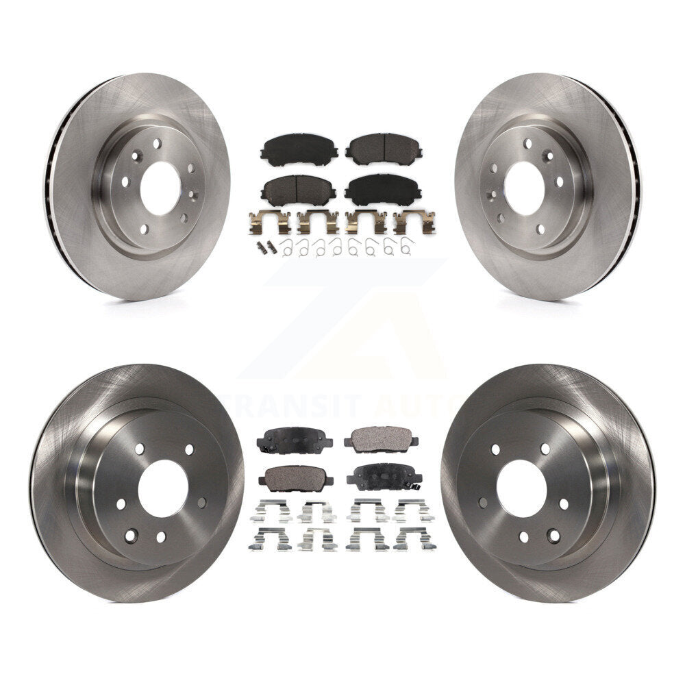 Kit de plaquettes semi-métalliques de Rotor de frein à disque avant et arrière, pour Nissan Rogue Sport Qashqa