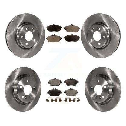 Kit de rotor de frein avant et arrière et plaquettes semi-métalliques pour Mercedes-Benz GLA250 CLA250