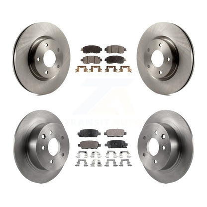 Kit de disques de frein à disque avant et arrière et plaquettes semi-métalliques pour Nissan Altima