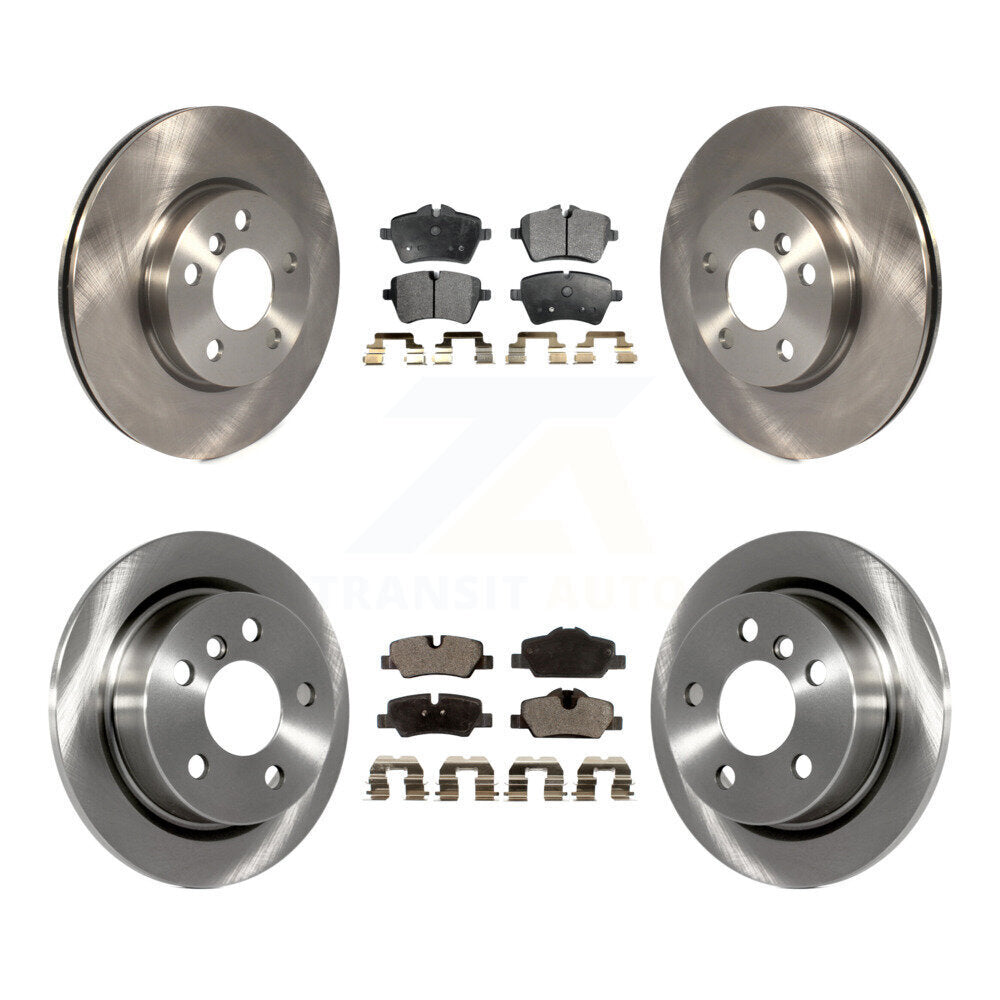 Kit de disques de frein à disque avant et arrière et plaquettes semi-métalliques pour Mini Cooper