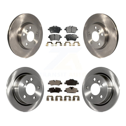 Kit de disques de frein à disque avant et arrière et plaquettes semi-métalliques pour Mini Cooper