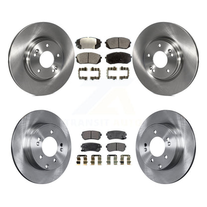 Kit de plaquettes de frein semi-métalliques pour rotors de frein avant et arrière, pour moteur à gaz Hyundai Sonata 2015