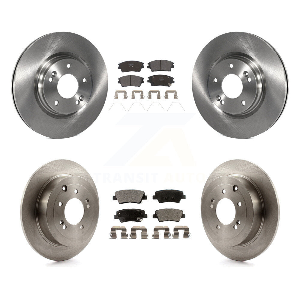 Kit de rotor de frein avant et arrière et plaquettes semi-métalliques pour Hyundai Tucson Kia Sportag