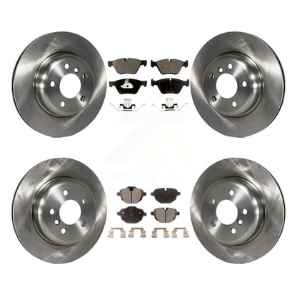 Kit de disques de frein à disque avant et arrière et plaquettes semi-métalliques pour BMW 528i xDrive