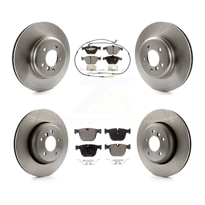 Kit de rotor de frein avant et arrière et plaquettes semi-métalliques pour BMW 650i 645Ci 550i 545i 535