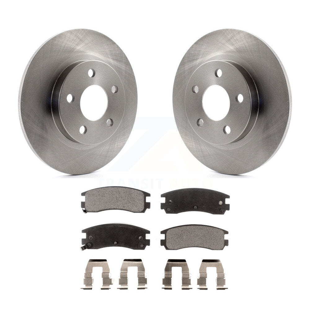 Kit de rotor de frein arrière et de plaquettes semi-métalliques pour Cadillac DeVille Séville Buick Par