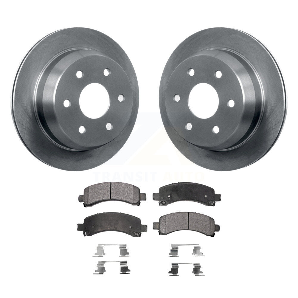 Kit de rotor de frein arrière et de plaquettes semi-métalliques pour Chevrolet Avalanche 1500 Suburba