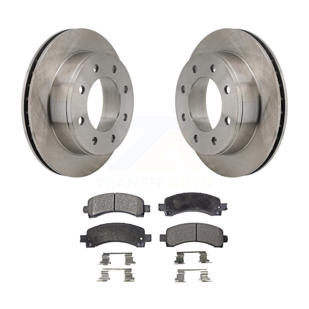 Kit de rotor de frein arrière et de plaquettes semi-métalliques pour Chevrolet GMC Express 2500 Savan