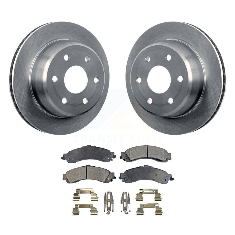 Kit de rotor de frein arrière et de plaquettes semi-métalliques pour Chevrolet GMC Silverado 1500 Sierr