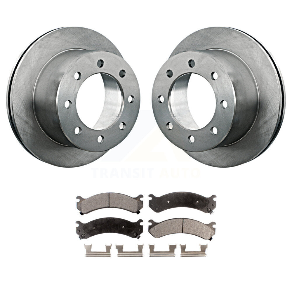 Kit de rotor de frein arrière et de plaquettes semi-métalliques pour Chevrolet GMC Silverado 3500 Sierr