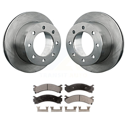 Kit de rotor de frein arrière et de plaquettes semi-métalliques pour Chevrolet GMC Silverado 3500 Sierr