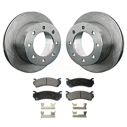 Kit de disques de frein à disque arrière et plaquettes semi-métalliques pour GMC Sierra 3500 Classic