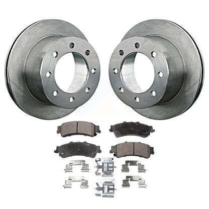Kit de disques de frein à disque arrière et plaquettes semi-métalliques pour GMC Sierra 3500 2001