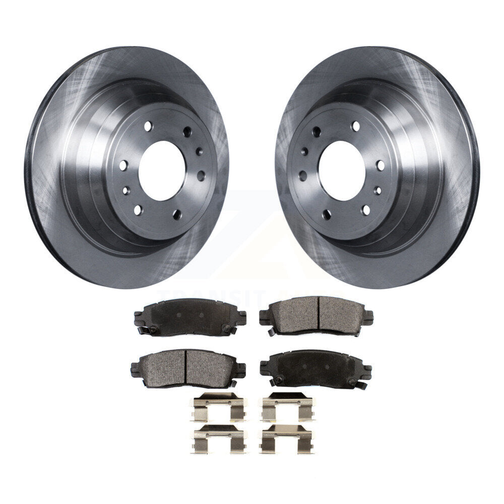Rotors de frein arrière et Kit de plaquettes semi-métalliques pour Chevrolet GMC Trailblazer Envoy X