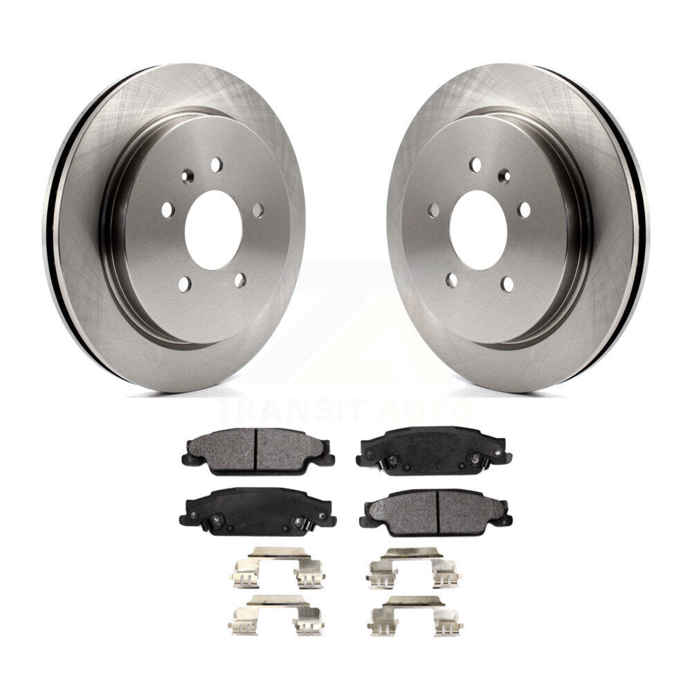 Kit de disques de frein à disque arrière et plaquettes semi-métalliques pour Cadillac CTS STS