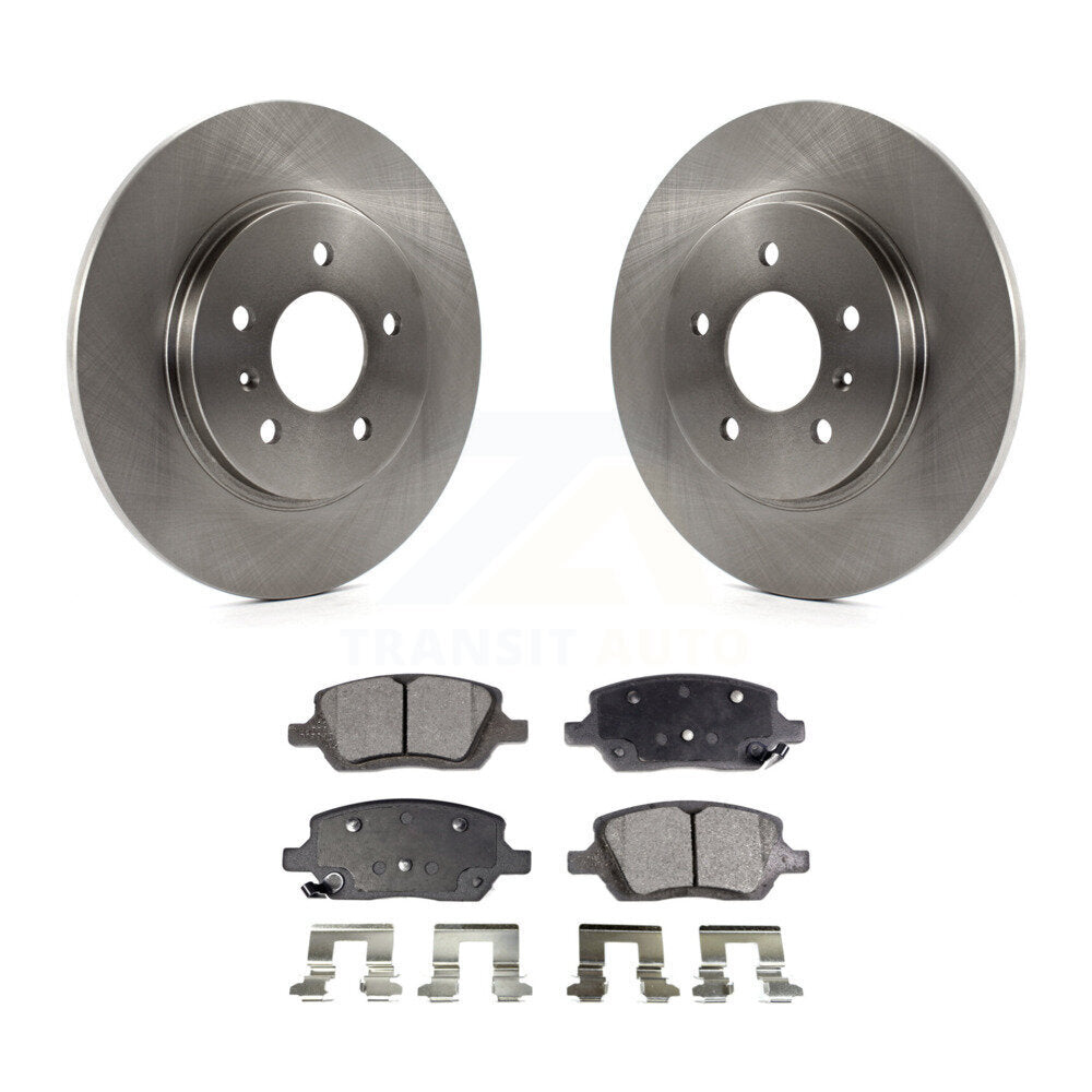 Rotors de frein arrière et kit de plaquettes semi-métalliques pour Pontiac Montana Chevrolet Uplande
